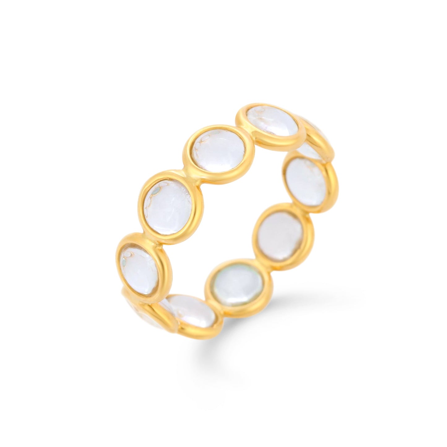 Crystal Eternity Band Ring