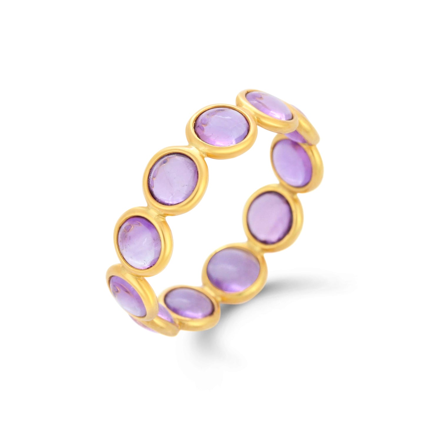 Amethyst Eternity Band Ring