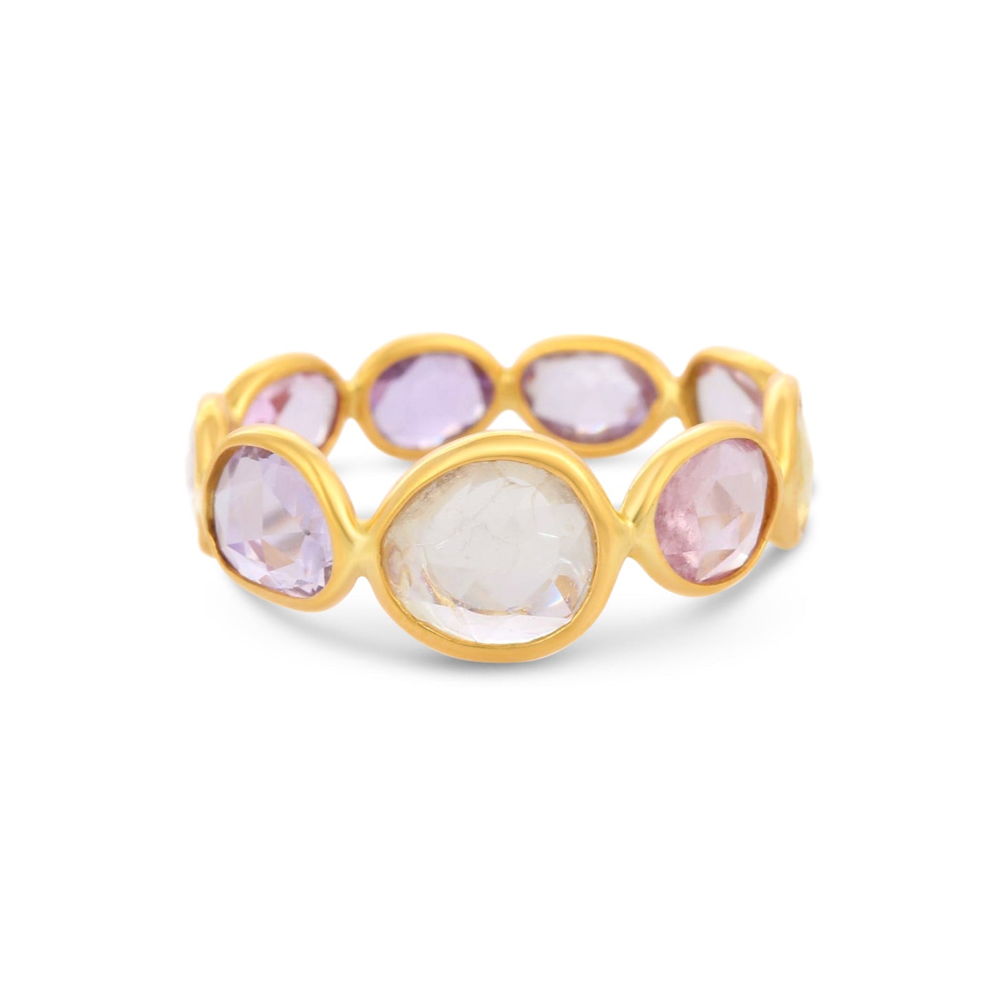 Fancy Multi-Colour Sapphire Eternity Ring