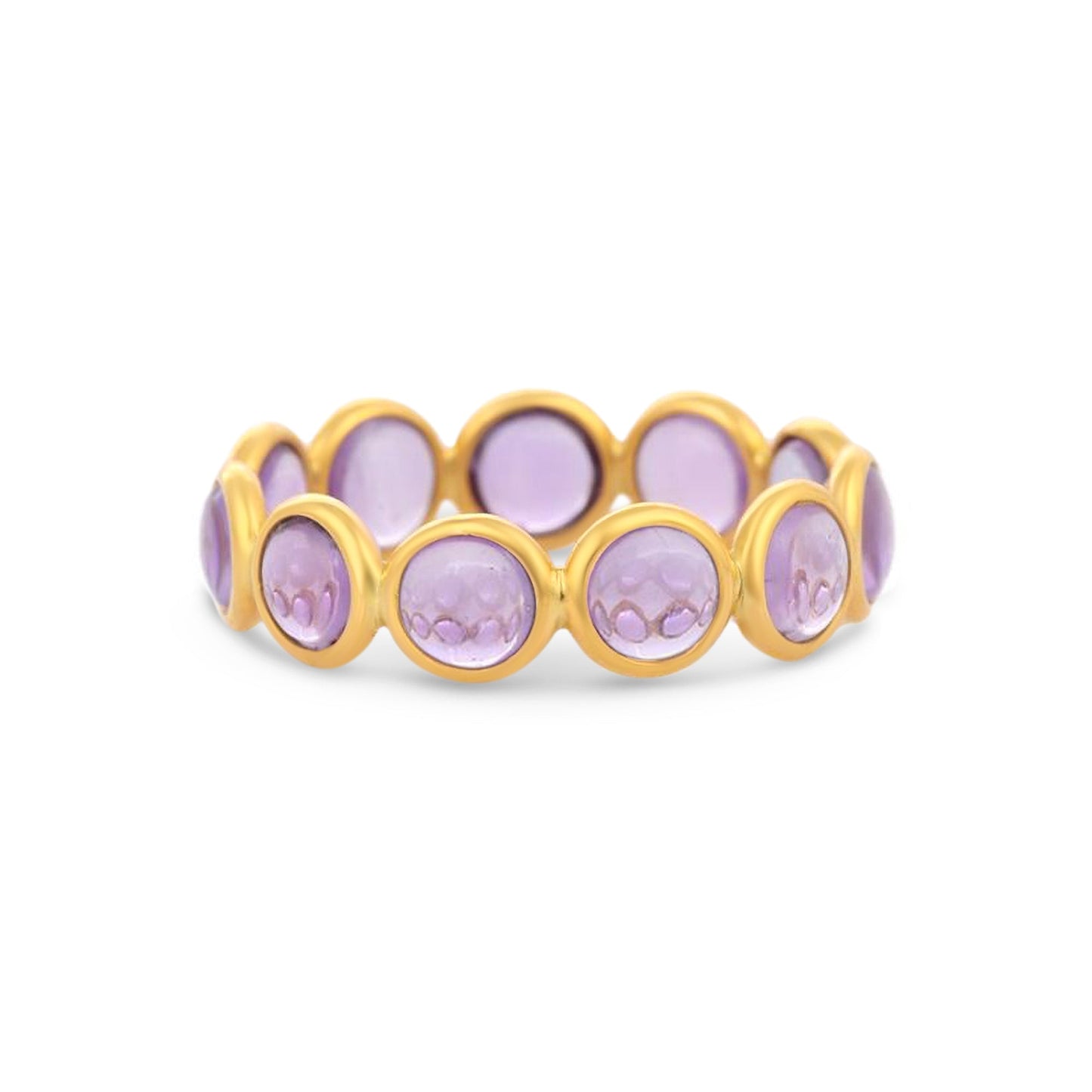 Amethyst Eternity Band Ring