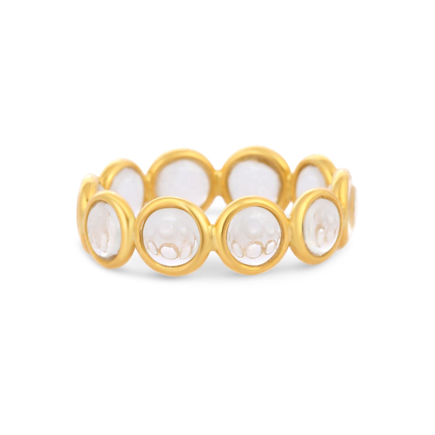 Crystal Eternity Band Ring