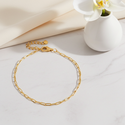 Simple Paperclip Chain Bracelet