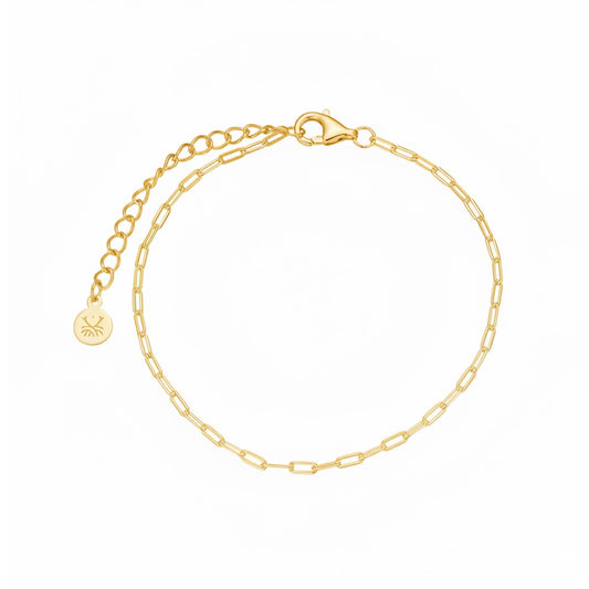 Simple Paperclip Chain Bracelet