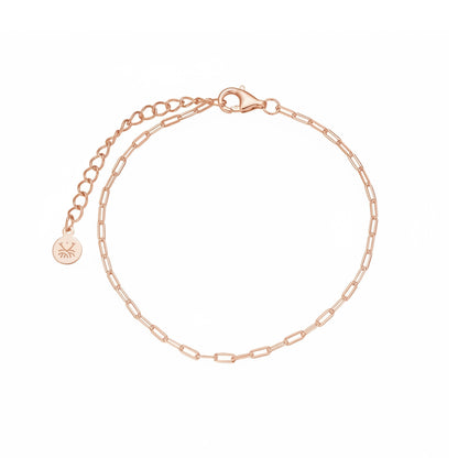 Simple Paperclip Chain Bracelet