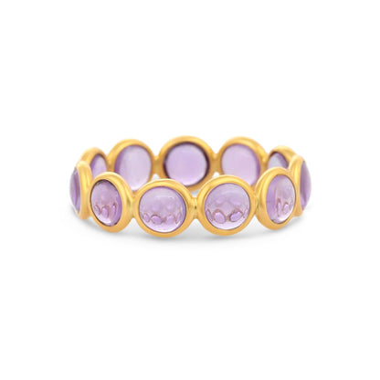 Amethyst Eternity Band Ring